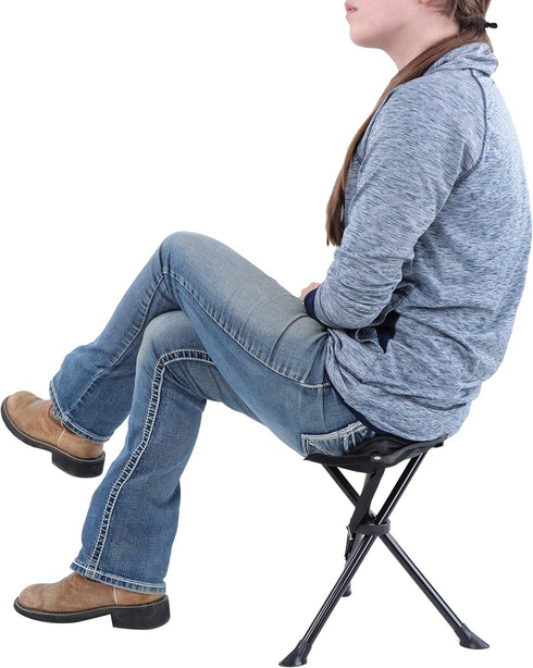 3 Backpacking Redneck Convent RC Folding Camping Stool Tripod Compact Hunting Chair - Portable Legged Stool Ultralight