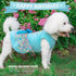 cyeollo Dog Birthday Dress, Tulle Clothes for Small Medium Dogs, Holiday Outfit Apparel, Blue, XL