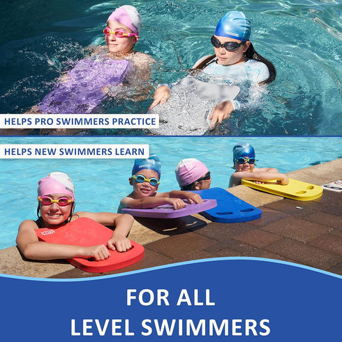 VIAHART Aquapella Swimming Kickboard - One Size Fits All - Great Training Aid for Children and Adults