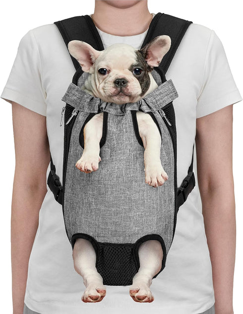 Backpack, Backpack, 5-9 lbs, PetAmi Dog Carrier Adjustable Pet Cat Front Carrier Ventilated Dog Chest Carrier