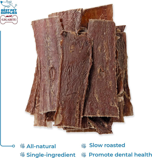 (6 Inch), Pack 22 GigaBite Beef Esophagus Dog Treats - Natural Gullet Sticks for Dogs, High Protein Single Ingredient