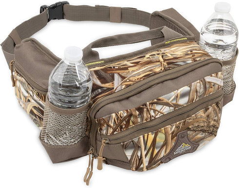North Mountain Gear Camouflage Fanny Pack - Lightweight Waterproof Military Hunting Climbing Camping Accessories