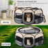 Pet Puppy Dog Playpen, Portable Foldable Cat Tent Crate, Indoor Outdoor Playground 29x16 (Grey)