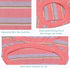Striped Teacup Pet Dog T-Shirts - 100% Cotton Tank Vest for Small Dogs and Cats, Sleeveless Puppy Clothes, Pink,