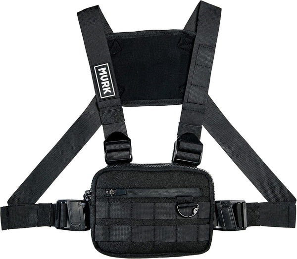 MVRK Water Resistant Chest Bag, Lightweight Tactical Chest Pack for Outdoor Training and Running for Men
