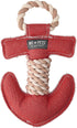 12" 7" 2" x x Red Anchor Shape Life is Better with A Lake Dog Tug of War Rope Handle Sturdy Dog Toy, Dogs