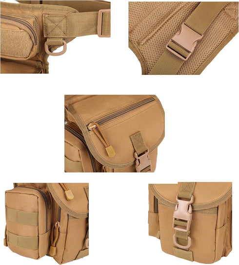 Multi-Purpose Tactical Drop Leg Bag Tool Fanny Pack, Military Utility Pouch in 7 Colors