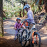 SHOTGUN Kids MTB Tow Rope - Orange | Child Bike Stretch Bungee Cord Pull Behind
