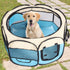 Pet Puppy Dog Playpen, Portable Foldable Cat Tent Crates Cage, Indoor Outdoor Playground 29x16 Pop Up Pet Play Pen