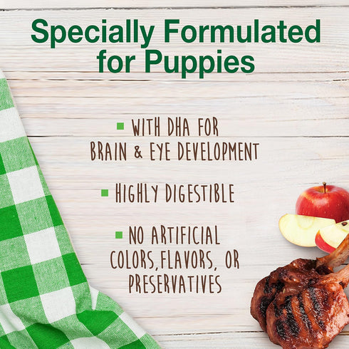 Nylabone Healthy Edibles Puppy Chews, Long Lasting Lamb & Apple Flavor, X-Large/Souper (1 Count)