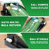 CHAMPKEY Professional Hazard Golf Putting Green Come with Golf Putting Gates and Putting Mirror - Progressive Slope
