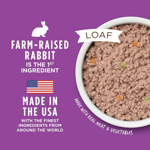 Instinct Original Grain Free Natural Wet Canned Dog Food, Real Rabbit Recipe, 13.2 oz. Cans (Case of 6)
