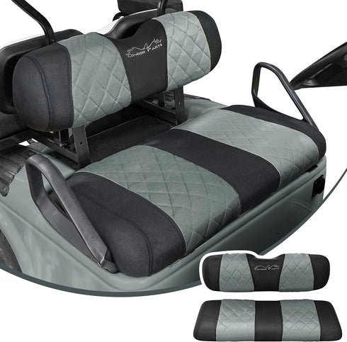 Golf Cart Seat Covers for EZGO TXT and RXV, Breathable Washable Sandwich Mesh Air Spacer, Renew Your Cart