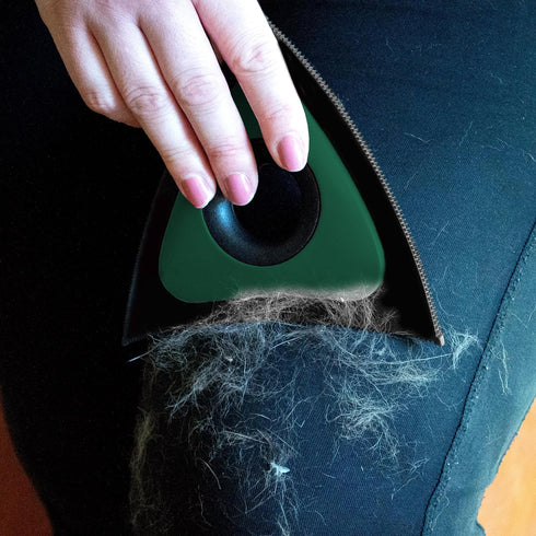 Eurow Portable Pet Hair Removal & Upholstery Detailing Tool, Easy-to-Clean, Green