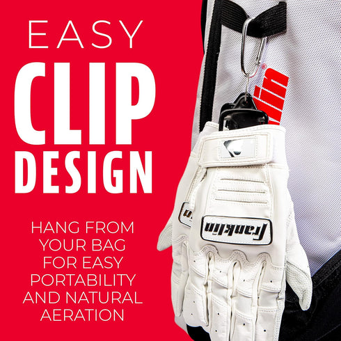 Franklin Sports Batting Glove Aerator Inserts, Dries Sweat + Eliminates Odor for Baseball, Softball, Football
