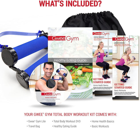 Gwee Best Resistance Bands Exercise Kit, Gym Total Body Workout Kit | Ultimate Crosstrainer to Build Muscle & Lose
