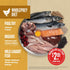 ORIJEN AMAZING GRAINS Puppy Dry Dog Food, High Protein with Fresh or Raw Ingredients, 4lb