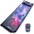 Foxelli Self Inflating Sleeping Pad for Camping, Lightweight Insulated Foam Camping Mat with Pillow for Backpacking and