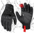 NoCry Tactical Shooting Gloves for Men, Water Resistant with Padded Knuckle Guards and Non-Slip Grip