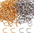 SUPERFINDINGS 300pcs Fishing Spinner Clevis, U-Shaped Brass Links for Lure Making Fishing Accessories