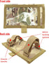 Tactical Wristband Dope Card Holder, Sniper Data Book Quarterback Sleeve for Youth Flag Armband Sports Coach Playbook