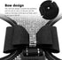 Beirui Rhinestone Dog Harness - Reflective Bling Nylon Vest with Sparkly Bow Tie for Small Medium Large Dogs, Black,