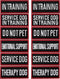 12 Pieces Removable Tactical Dog Harness Patches, Service Dog Vest Patches Do Not Pet & Emotional Support