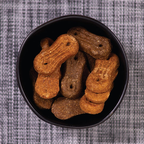 Biscuits with Peanut Butter & Molasses, Crunchy Dog Treats, 4 lb