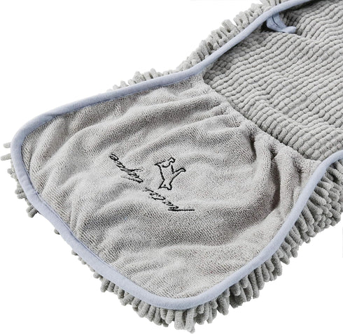 Patas Lague Extra Large Dog Towel, 35''x15'' Quick Drying Microfiber Shammy Towel for Dogs & Cats