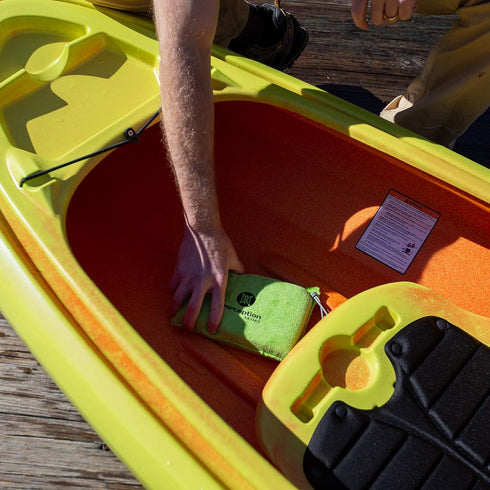 1 Perception Kayaks Sponge | Kayaking Water Absorbing Sponge | Absorbs up to Liter, Yellow, One Size
