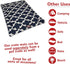Majestic Pet Products 42" Navy Blue Crate Dog Bed Mat