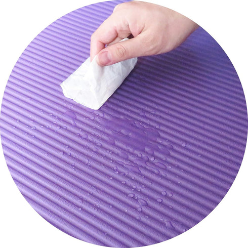 Signature Fitness Extra Thick High Density Anti-Tear Yoga Mat with Carrying Strap, Multiple Colors