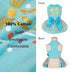 cyeollo Dog Birthday Dress Party Tulle Dresses for Small Dogs, Puppy Clothes Girl Pet Cat Holiday Outfit Apparel, Blue,
