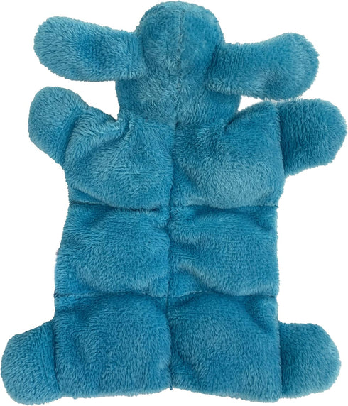 Multipet Loofa Squeaker Mat 6" Dog Toy, 3 Pack