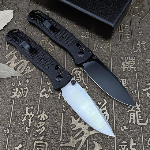 Thumb Open Mini EDC Folding Pocket Knife, Axis Lock with 2.7'' 8Cr13MoV Blade, Glass Reinforced Nylon Handle