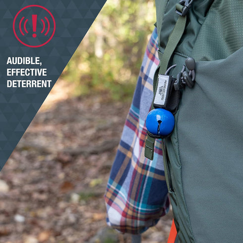 SABRE Frontiersman Bear Bell, Magnetic Silencer, Durable Hook and Loop Strap, Prevents Startling Bears While Hiking