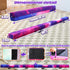 PreGymnastic 6FT/8FT/9.5FT 3-12, Folding Balance Beam for Kids Ages Foldable Gymnastics Floor Beam-Extra Firm Suede