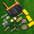 Uross 15PCS Set Horse Grooming Kit - Horse Brush with Organizer Tote Bag Care Cleaning Kit with Brush & Comb