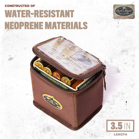 Rig'Em Right Waterfowl Neoprene Water-Resistant Protective Hunting Case for Shotgun Shells (3.5-Inch)