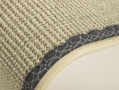 SmartyKat Sisal Angle Cat Scratch Ramp, Includes Catnip, Natural, One Size