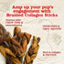 Natural Farm Braided Collagen Chews for Dogs (6 Inch, 10 Pack), Odor-Free, Rawhide Alternative