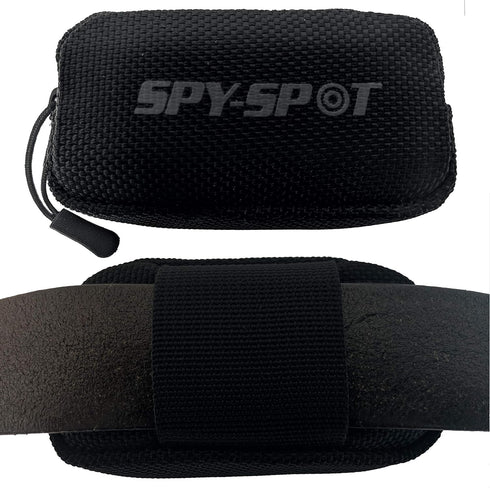 Spy Spot Waterproof Small Pouch with Zipper - Multi-purpose Oxford Thick Fabric Bag with Loop Attachment for GPS