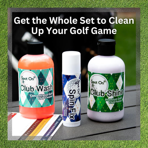Golf Anti-Slice/Anti-Hook Compound for Clubs, Spin Fix Improves Ball Control, Boosts Distance, Made in USA