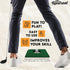 Set Upstreet Golf Putting Matt for Indoors, Mini Golf - Includes Two Mats and Two Training Balls