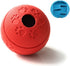Interactive Treat Dispensing Toy Ball Puzzle for Dogs - Intelligence Training to Reduce Separation Anxiety, Red