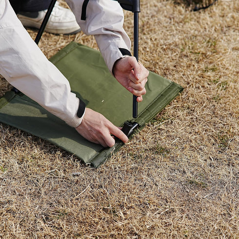 Outdoor Camping Backrest,Lightweight Foldable Chair,Park Leisure backrest,Beach Portable Single Lazy Chair,Aluminum