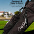 4 Oz- Caddy Splash Golf Club Brush Pro with Water- Heavy Duty Retractable Clip- Push Button for Easy Cleaning- Nylon