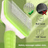 Versatile Pet Grooming Brush and Deshedding Tool, Gently Removes Loose Undercoat for Cats and Dogs, Suitable for Pet