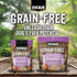 Evolve Grain Free Turkey, Bacon and Egg Flavored Dog Treats, 6oz Pack