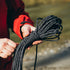 GEAR AID 1100 Paracord and Carabiner 5.5 mm Heavy-Duty Cord for Camping and Survival Black Reflective